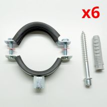 Sac 6 Fixations Tuyau hydraulique 1 1/2