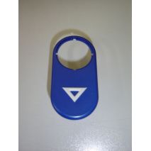 Abdeckung Roller Blau Pfeil Runter - Vertikal