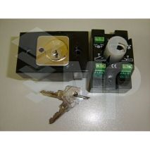 Keyswitch T Ret Led Red 1C 24 V Flat Key 2C