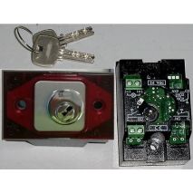 Compac T Leuchtring Schlüsselschalter, MB/VS, Rot 24V 2P1+R Flacher, Allgemein