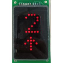 Display MP LED SERIAL RED MLR-038 ecoGO