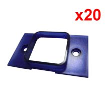 20 stk.Rahmen Taster Haupthalt En81:70 Blau