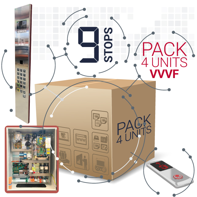 Pack 4 units - Modernisation VVVF kit for Romanian market 09 stops