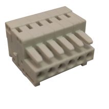 Conector Hembra Recta 6P Blanco P3.5 WAGO 734-106