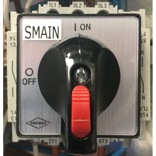 Int. Seccionador 4P + 1 Auxiliar 100A