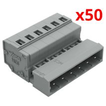 Spare Wago Connector Straight C/T 6P (50 Un