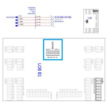 Wired WCAN4 From Shaft Can-H to LOB XLBCAN