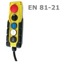 Mando Inspeccion de Cabina ECOGO EN 81-20/50 + EN81-21, Cable 2,50 M (LH) Monitorizado