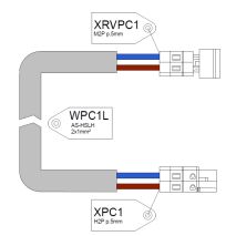 Wiring WPC1L Car door 1 4M LH
