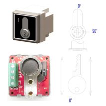 Impulse Llavin Eurocylinder Atornillable MB/VS Luminoso Blanco, 2P1, Generico