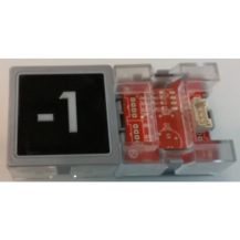 Impulse Pushbutton Plug-in ECOGO Blue Light, W/O Braille, ( -1)