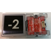 Impulse Pushbutton Plug-in ECOGO Blue Light, W/O Braille, ( -2)