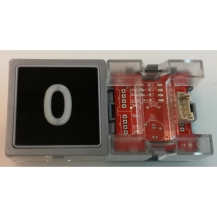 Impulse Pushbutton Plug-in ECOGO Blue Light, W/O Braille, ( 0)