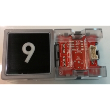 Impulse Pushbutton Plug-in ECOGO Blue Light, W/O Braille, ( 9)