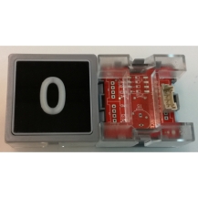 Impulse Bouton Poussoir Enfichable ECOGO Lumineux Blanc, sans Braille, ( 0)