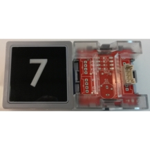 Impulse Bouton Poussoir Enfichable ECOGO Lumineux Blanc, sans Braille, ( 7)