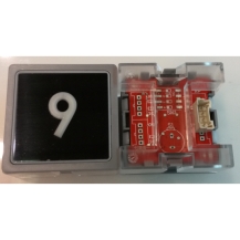 Impulse Bouton Poussoir Enfichable ECOGO Lumineux Blanc, sans Braille, ( 9)