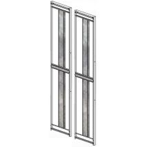 Vantaux Porte Cabine REVECO IV T2 700x2100 Inox X02 EN 81-20/50