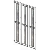 Kabinentürblatt Reveco IV T3 750x2000 Inox X02 EN 81-20/50