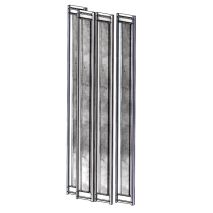 Set Hojas Puerta Cabina Reveco IV C4 700x2000 Inox X02 EN 81-20/50