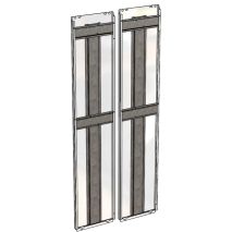 Set Hojas Puerta Auto Cabina REVECO GO T2 700x2000 Epo 7044 EN 81-1/2