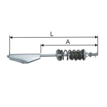 Terminal 8-9 mm M14 L465 doble muelle 30,300 kg (para aflojamiento de cables)