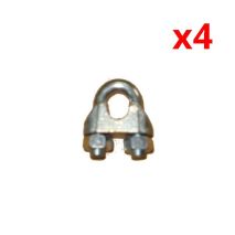 Bag Cable Clamps (Diameter 8 - 9 mm) 4 Units