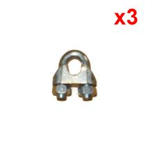 Bag Cable Clamps (Diameter 6 & 6,5 mm) 1/4" 3 Units