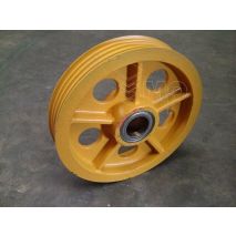 Spare Deflection Pulley Ø400 6X10 (2 Bearing
