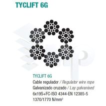 Cable Ø06 mm TYCLIFT 6G Galvanised 6X19+AF