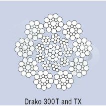 TRAGSEIL DRAKO 300 T (IWRC) Ø08