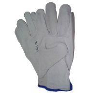 Glove of Leather FLOR Grey 332RG - Size 8