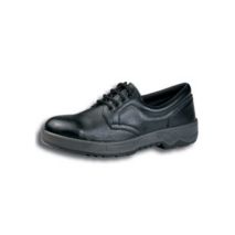 Security Shoe Leather Black S1P+P