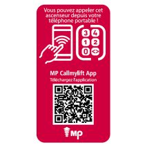 Aufkleber App CALLMYLIFT French 25stk