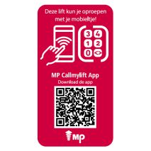 Aufkleber App CALLMYLIFT Dutch 25stk