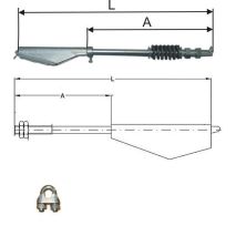 Kit für 6 Seil Durchmesser 6,5 mm: Seilschlösser (M10) und Zubehör