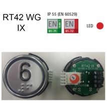 Bout Rt42Wg 1No Rouge 30V Inox ( 6) Schaefer