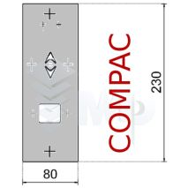 Landing Control P003 80X230 (Only Plate)
