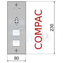 Landing Control P005 80X230 (Only Plate)