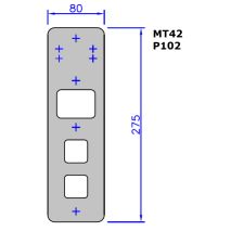 Landing Control Mt42 P102 80X275 (Plate)