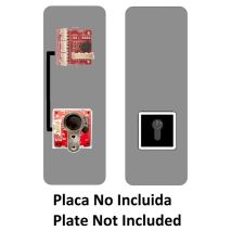 Kit Substitution Contac à Clé Eurocylinder Impulse ECOGO Lumineux Blanc Boîte Palière