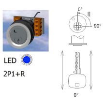 Contact A Cle Roller Star Bleu 2P1+R Cle Secu