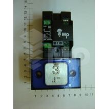 Bouton Compac Brail Cor Bleu 1Ct 24V (3) Mp