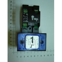 Compac Pushbutton Halo Braille Blue 1C 24V (1) Ti