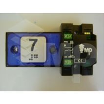 Compac Pushbutton Halo Braille Blue 1C 24V (7) Ti
