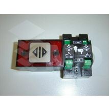 Compac T Corona , Pulsador Atornillable, Rojo, sin Luminoso, Sobre Inyectado, ( < > )
