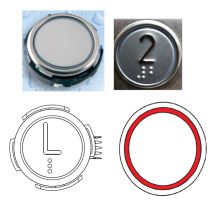 Bout Rt42Wg 1No Rouge 30V Inox ( L) Schaefer
