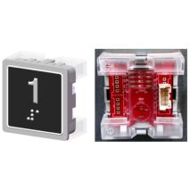 Impulse Pushbutton Plug-in ECOGO White Light, Braille, Generic