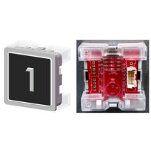 Impulse Bouton Poussoir Enfichable ECOGO Lumineux Blanc, sans Braille, Générique