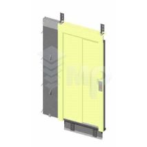 Puerta Auto Piso MASSEN T2I 900x2000 Pisa 75 Inox X02 Taladro Botonera 75x180 81-1/2